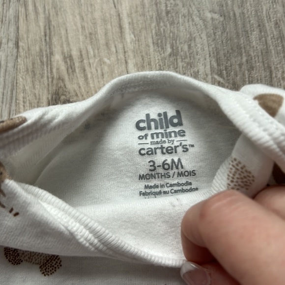 Carters Koala Onesie 3-6 M short sleeve NWOT - Picture 3 of 3